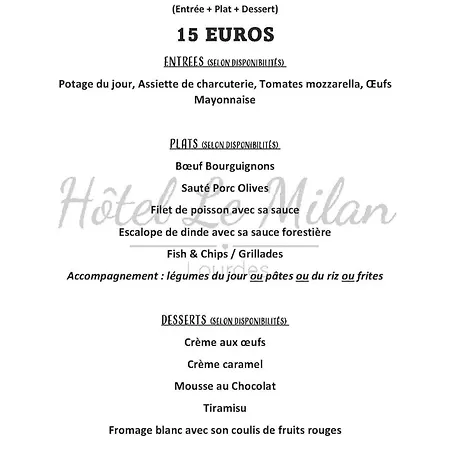 Le Milan Hotell